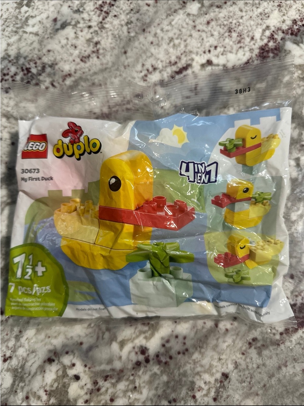 LEGO Duplo My First Duck 30673 Building Toy 7 pcs